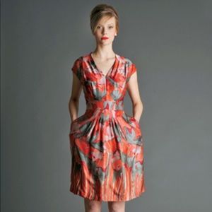 Banana Republic x Mad Men Collection silk dress